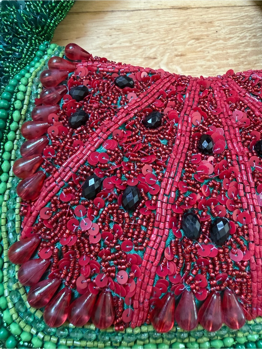 Watermelon Beaded Bag - Viral TikTok Trend NWT - Picture 3 of 6